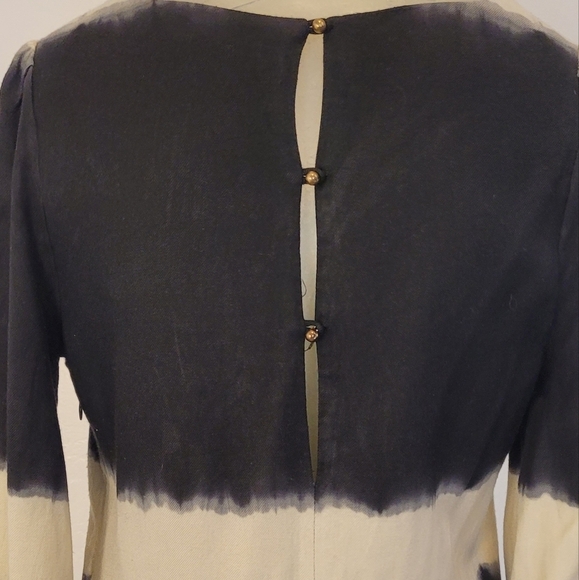 Anthro floral stripe tie dye dress - Picture 8 of 12